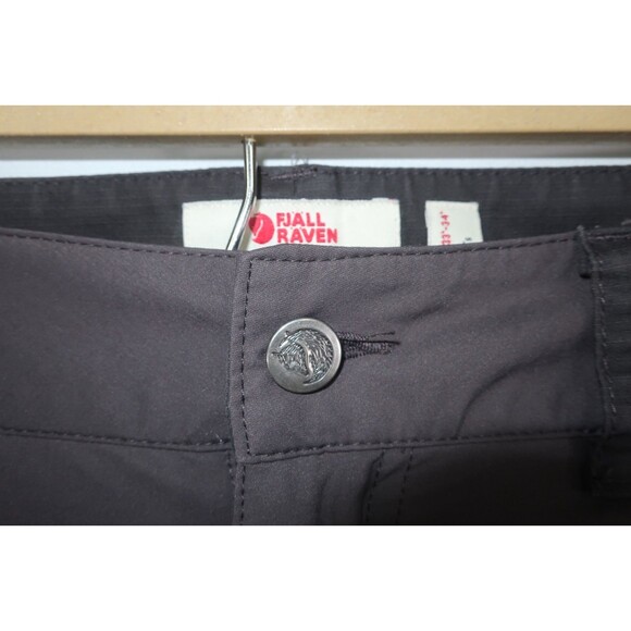 Fjallraven Abisko Lite Shorts Reg. Fit Mid Waist Gray Size 33 34 Gorpcore Trek - Picture 3 of 11